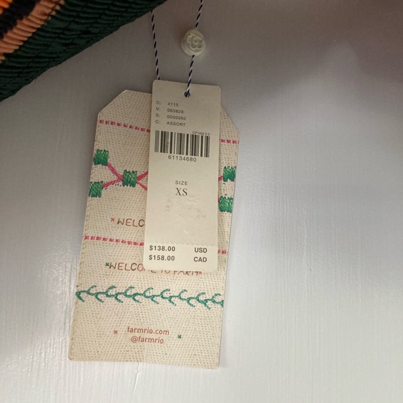 Farm Rio Ari Stripe Crop Top - Picture 3 of 3